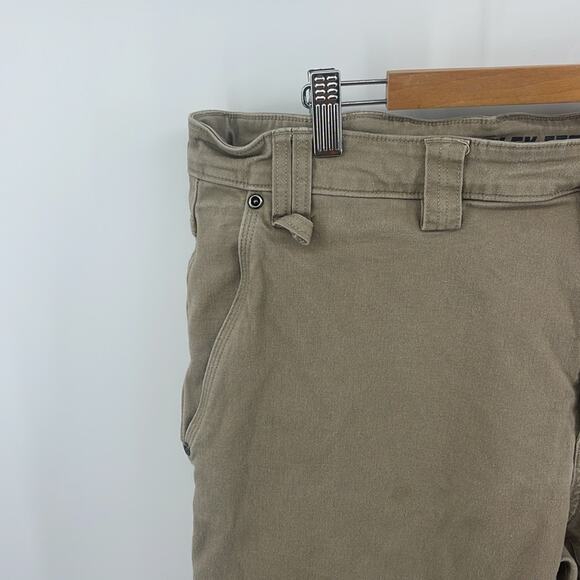 Duluth Trading Co. Flex Fire Hose stretch flat front carpenter pants sz 42x30 - Picture 2 of 7